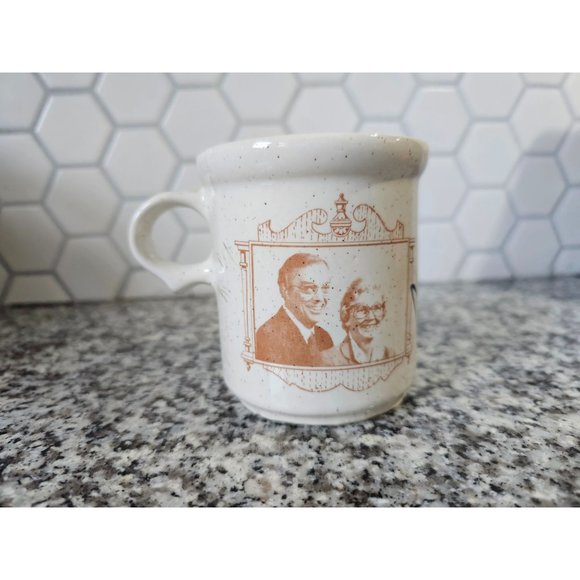 Vintage McCoy Pottery Commemorative Mug HAND SIGNED by Nelson AND Billie McCoy - Picture 1 of 8